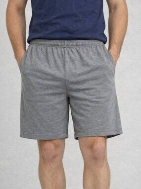 Tek Gear Heather Gray Essential Gear Performance Large Shorts